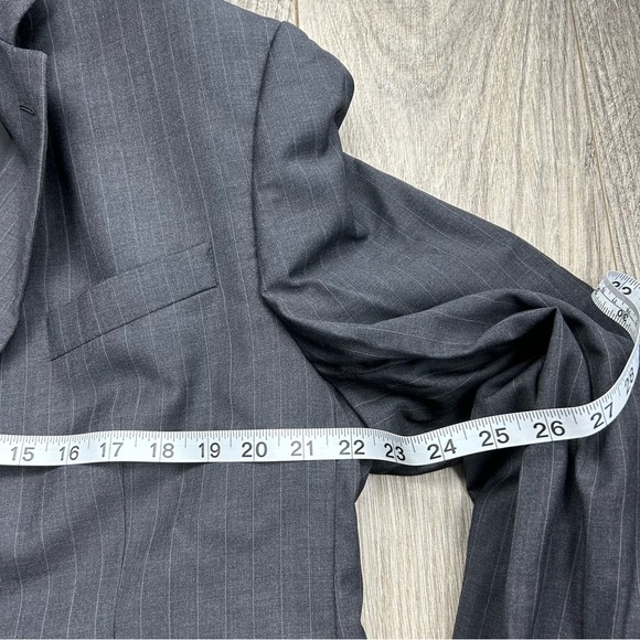 Ralph Lauren Suit Jacket Blazer Gray 100% Wool - Picture 3 of 10